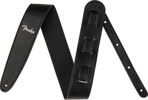 FENDER TRACOLLA IN SIMILPELLE - VEGAN LEATHER STRAPS BLACK