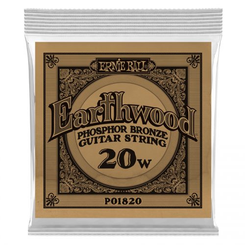 Ernie Ball corda singola 1820 Earthwood Phospor Bronze .020