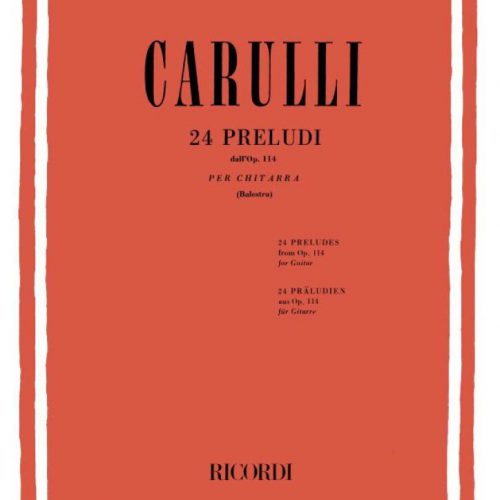 Ferdinando Carulli 24 PRELUDI DALL'OP. 114