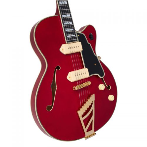 D&#039;ANGELICO EXCEL 59 (with stairstep tailpiece) TRANS CHERRY