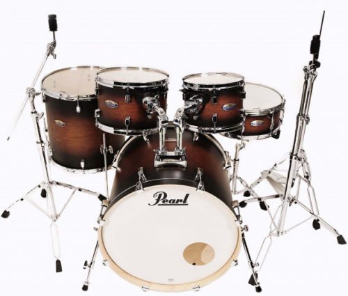 PEARL DECADE MAPLE 5pz SATIN BROWN BURST + HARDWARE