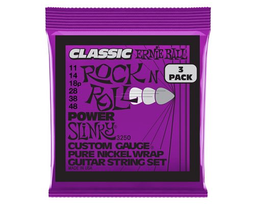 ERNIE BALL - 3250 POWER SLINKY CLAS RNR PK 11 48