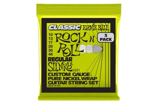 ERNIE BALL - 3251 REGULAR SLINKY CLAS RNR PK 10 46