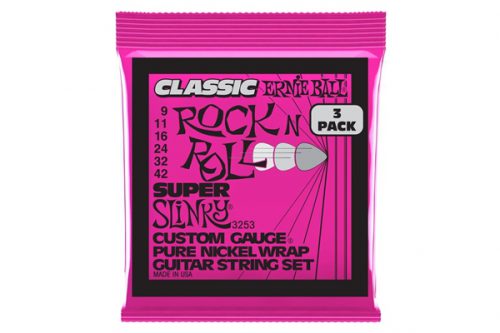 ERNIE BALL - 3253 SUPER SLINKY CLAS RNR 3 PK 9 42