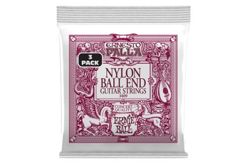 ERNIE BALL - 3409 ERNESTO PALLA BK GOLD BALL 3 PK