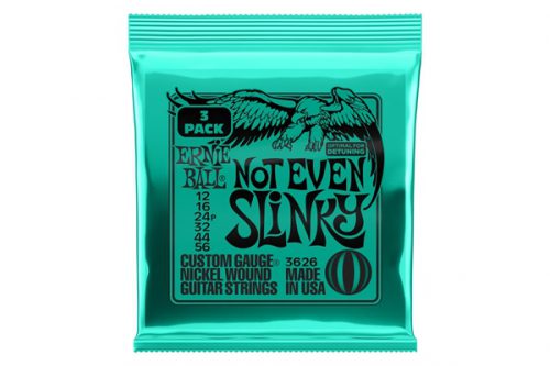 ERNIE BALL - 3626 NOT EVEN SLINKY NCKL 3 PK 12 56