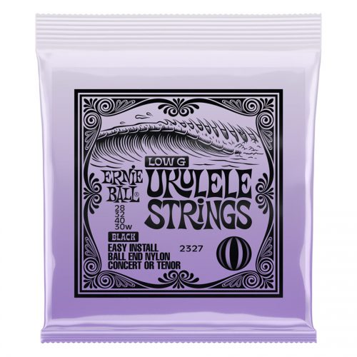 Ernie Ball muta di corde 2327 per Ukulele low G Black