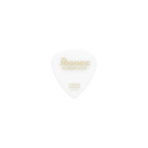 IBANEZ PLETTRO GOMMATO RUBBER GRIP MEDIUM MEDIO BIANCO O NERO