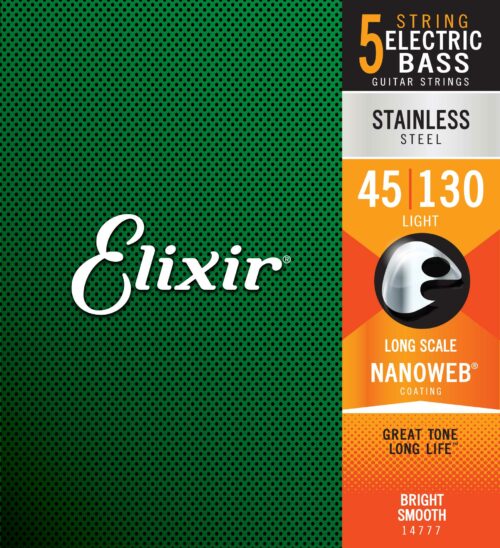 ELIXIR CORDE PER BASSO 45 130 Stainless Steel NANOWEB