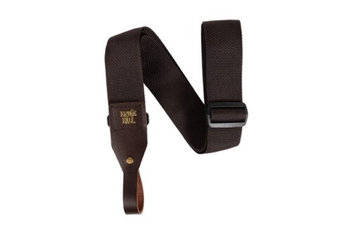 ERNIE BALL - 5366 POLYPRO ACOUSTIC GTR STRAP BROWN