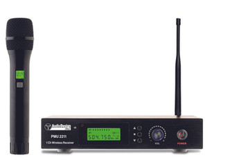 AUDIO DESIGN Sistema wireless 100 Ch, UHF con microfono gelato