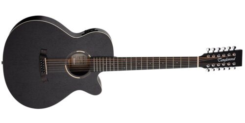 TANGLEWOOD TWBB SFCE 12 CORDE CHITARRA ACUSTICA ELETTRIFICATA BLACK SATIN