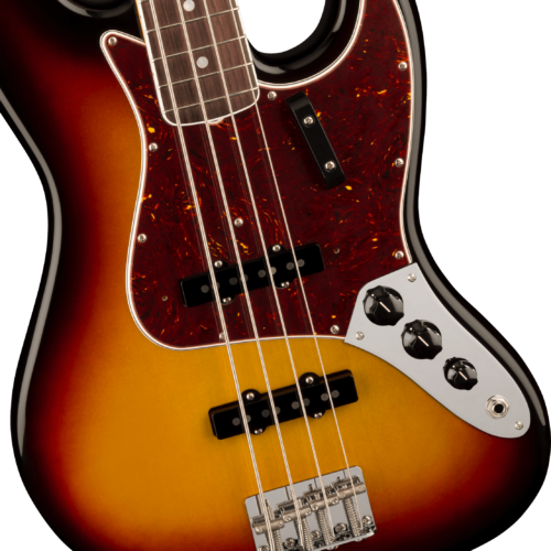 FENDER American Vintage II 1966 Jazz Bass, Rosewood, 3-Color Sunburst