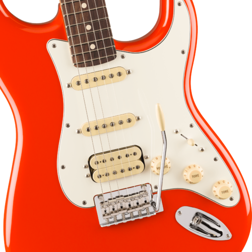 FENDER Player II Stratocaster HSS, Rosewood, Coral Red