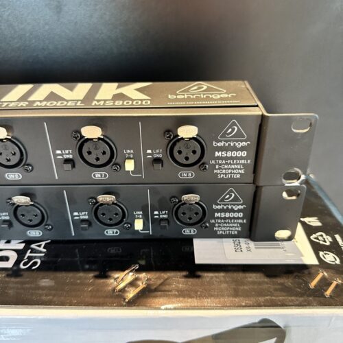 BEHRINGER ULTRALINK MS8000 SPLITTER XLR ANALOGICA 8 CH (COPPIA) USATO