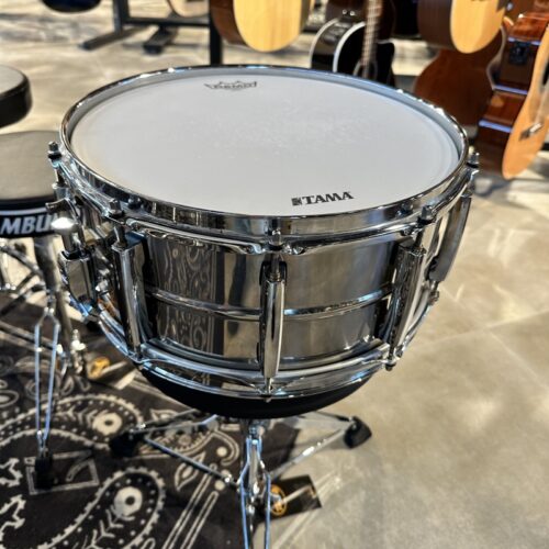 PEARL SENSITONE STEEL SNARE DRUM RULLANTE USATO