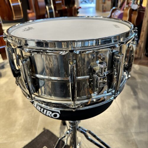 PEARL SENSITONE STEEL SNARE DRUM RULLANTE USATO