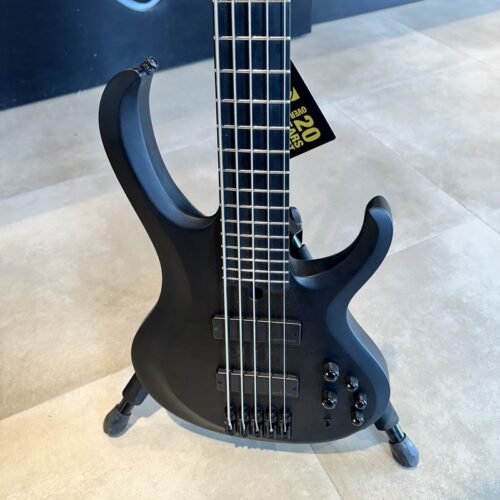 IBANEZ BTB625EX BKF IRON LABEL BASSO BLACK SATIN USATO