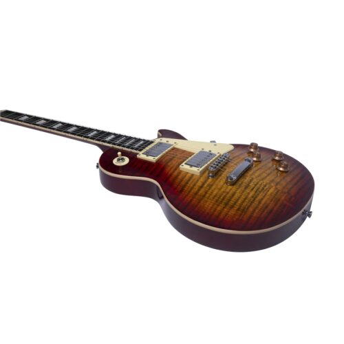 EKO LS-300 CHERRY SUNBURST CHITARRA ELETTRICA TIPO LES PAUL