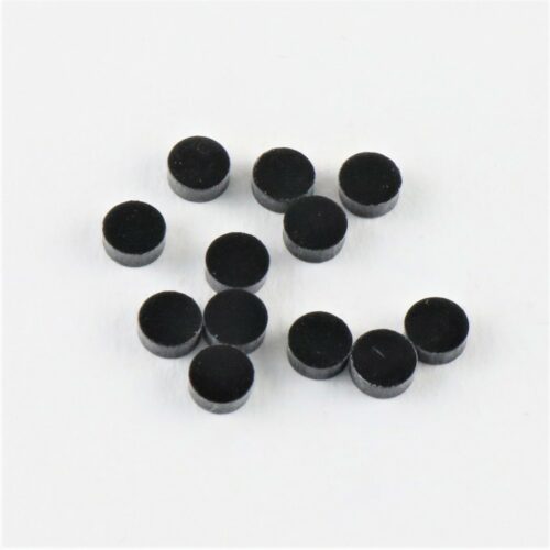 VOODOO DOT PLASTICA NERA 6 mm SET/12