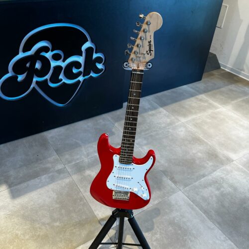 SQUIER STRAT MINI CHITARRA ELETTRICA 3/4 RED USATO