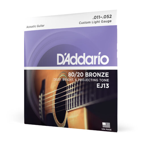 D'ADDARIO CORDE PER CHITARRA ACUSTICA 11 52 BRONZE