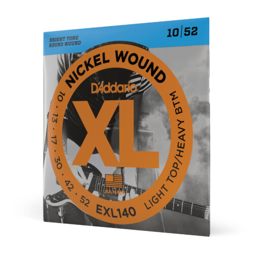 D&#039;ADDARIO EXL140 Nickel Wound, Light Top/Heavy Bottom, 10-52