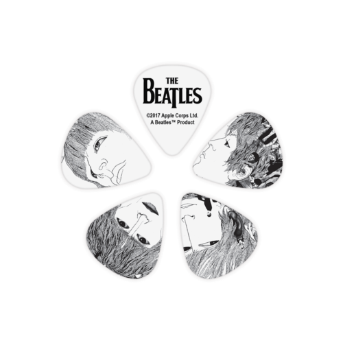 D'Addario Confezione da 10 plettri medi Accessories Beatles, Revolver