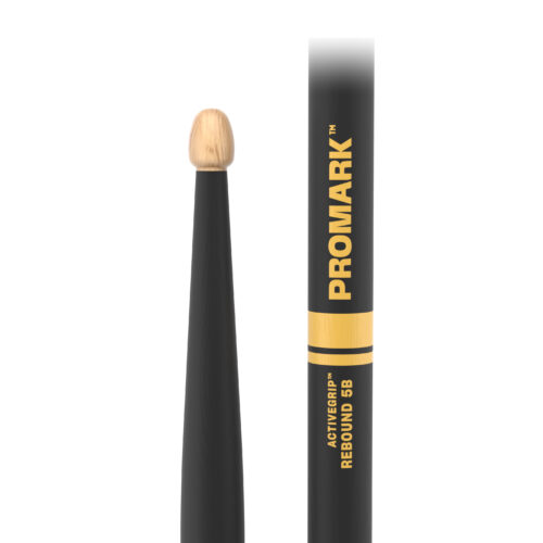 PROMARK Bacchette Rebound 5B ActiveGrip in noce americano, punta acorn in legno