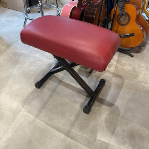 QUIKLOK PANCHETTA SGABELLO PER PIANOFORTE ROSSO CUSTOM USATO