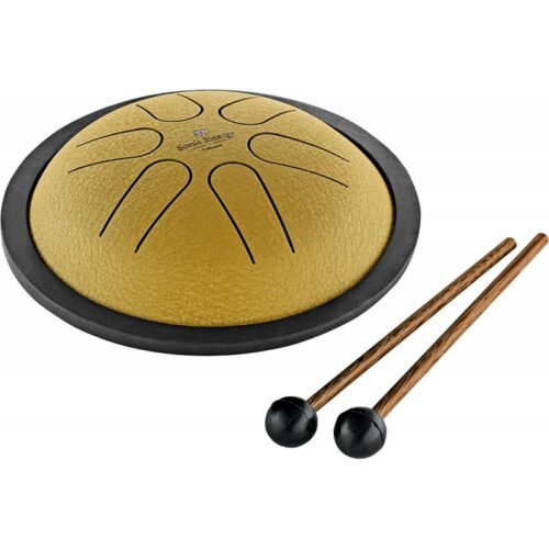 MEINL Mini Steel Tongue Drum, B Major, Gold