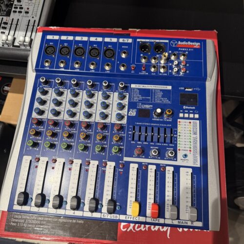 AUDIO DESIGN Mixer PAMX2.511 6 CANALI MICROFONICI USATO