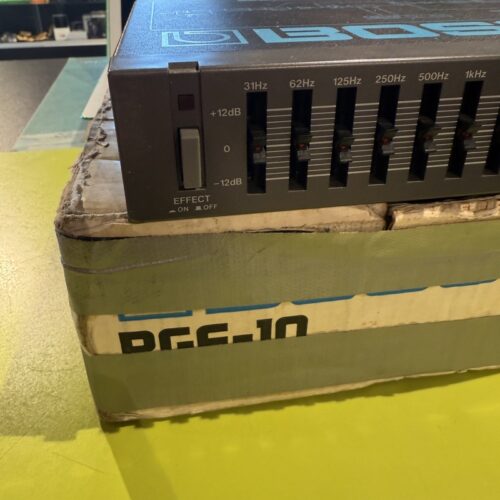 BOSS RGE-10 MICRO RACK SERIES EQUALIZZATORE A 10 BANDE USATO