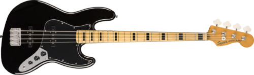 Squier Classic Vibe '70s Jazz Bass, Maple, Black