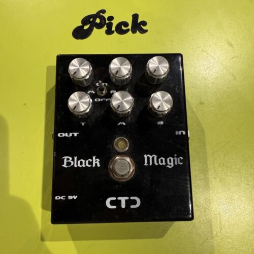 CRAZY TUBE CIRCUITS BLACK MAGIC V1 DISTORSIONE PER CHITARRA USATO