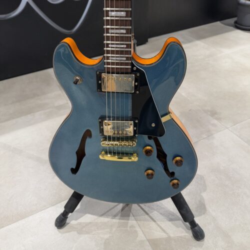 HARLEY BENTON HB-35 PLUS CHITARRA SEMIACUSTICA METALLIC BLUE USATO