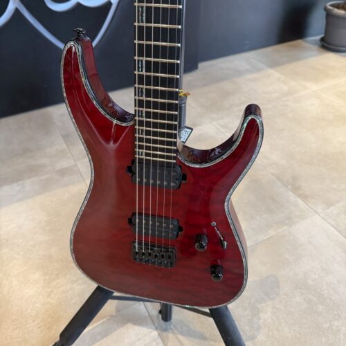 LTD H 1001 DELUXE CHITARRA ELETTRICA SEE THRU BLACK CHERRY USATO