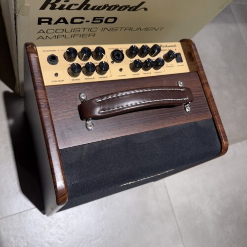 RICHWOOD RAC 50 AMPLIFICATORE COMBO PER CHITARRA ACUSTICA USATO