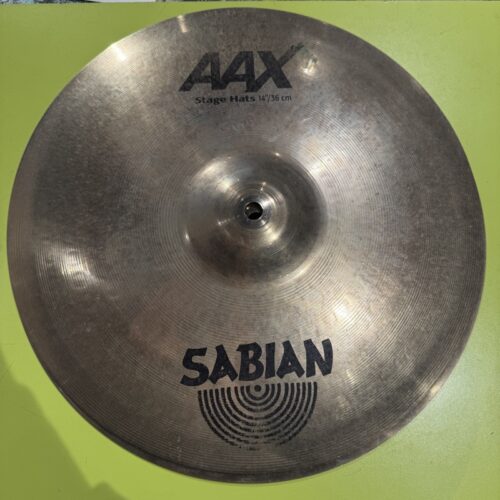 SABIAN AAX 14" STAGE HI HAT PIATTO PER BATTERIA USATO