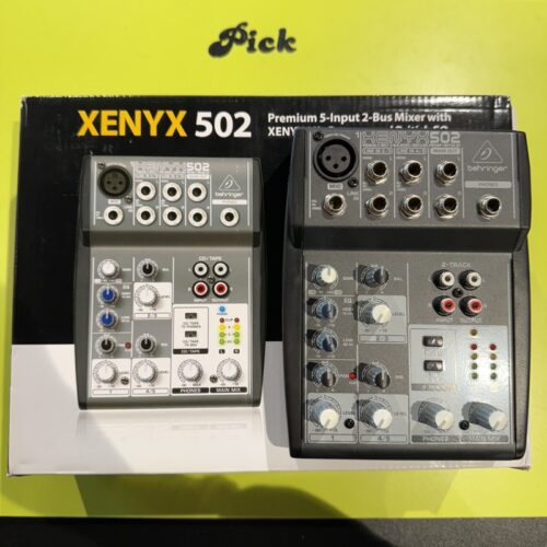 BEHRINGER XENYX 502 MIXER ANALOGICO 5 INPUT B-Stock